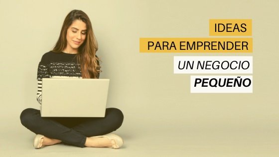 Ideas Para Emprender Un Negocio Pequeño Desde Casa